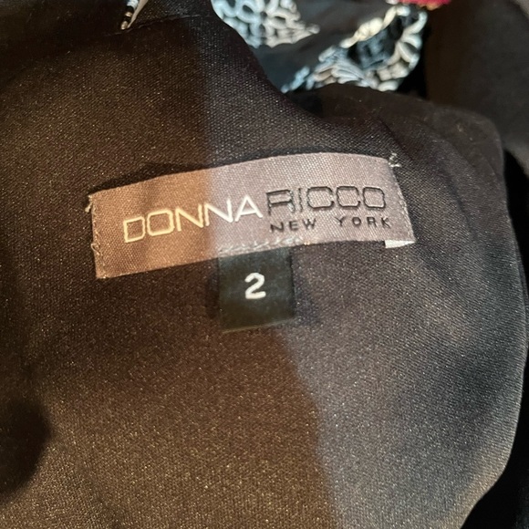 Donna Ricco black white career size 2 dress - Picture 5 of 6